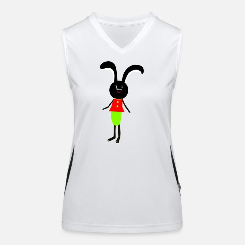 Bunny Kids Bunnies Easter Women's Functional Contrast Tank Top