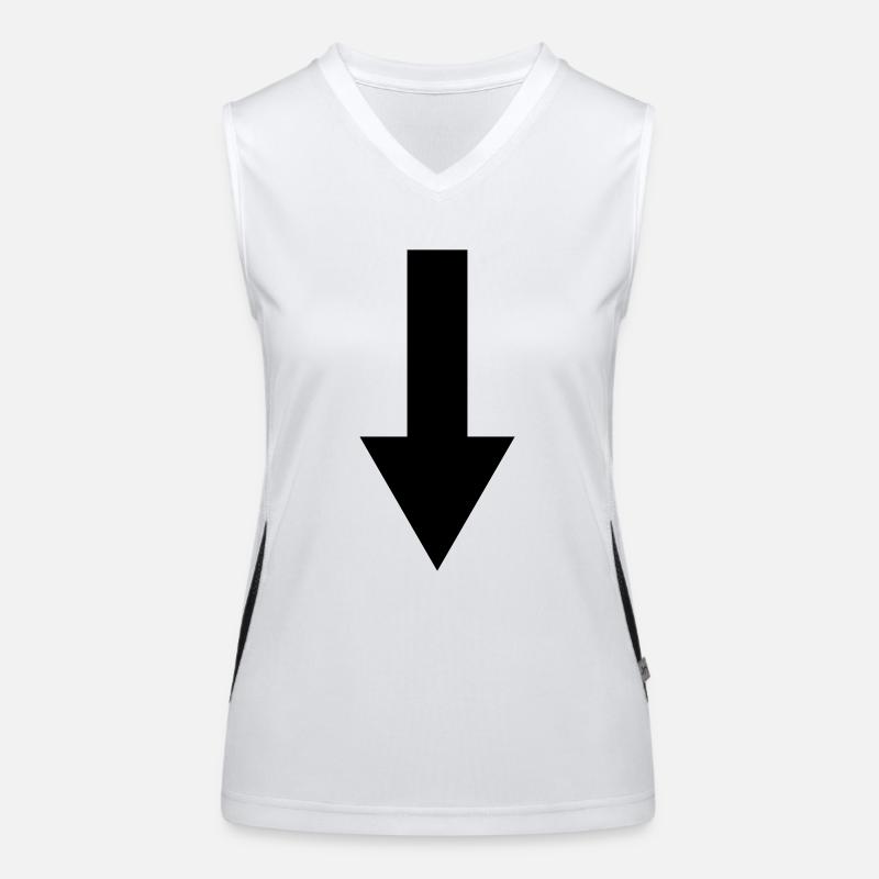 arrow down Women's Functional Contrast Tank Top