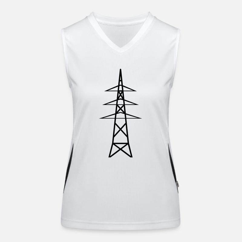 pôle de puissance Débardeur respirant contrasté Femme