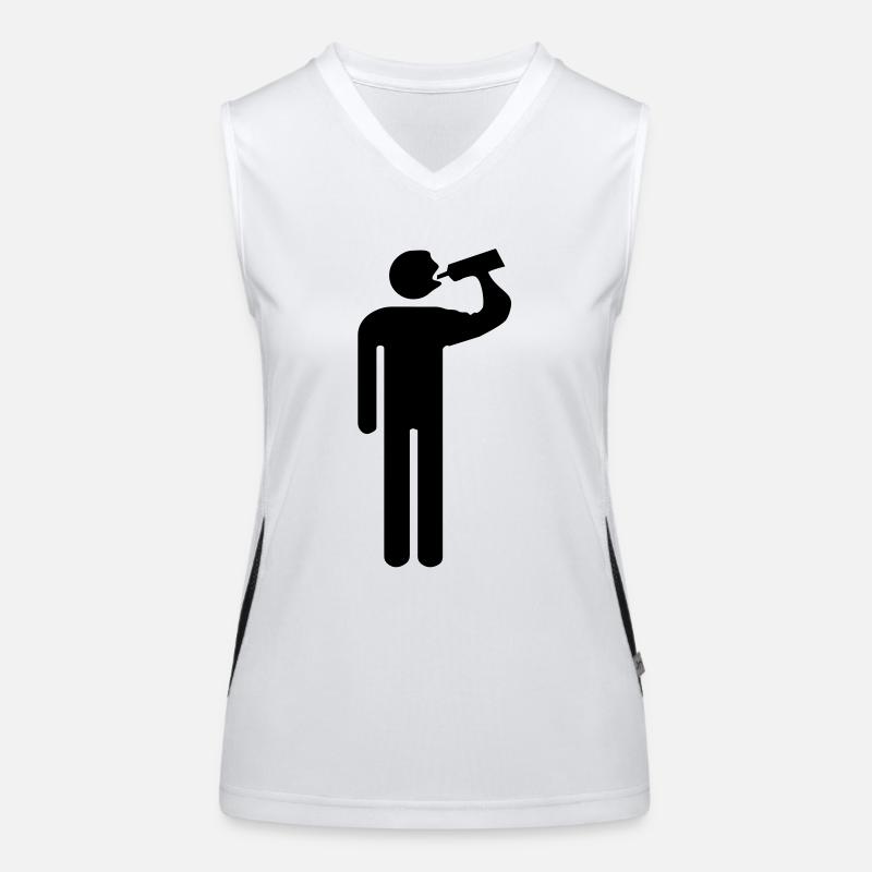 Saufen Funktionelles Kontrast-Tank Top für Frauen