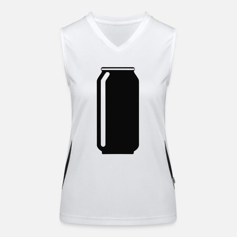 Dose Getränk Funktionelles Kontrast-Tank Top für Frauen