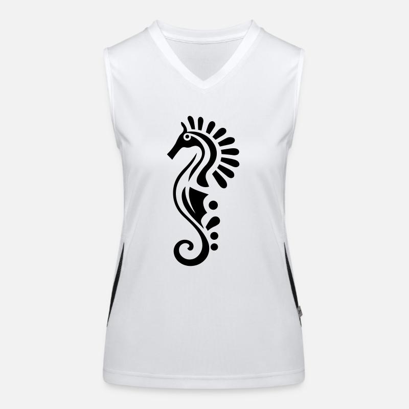 Hippocampe Débardeur respirant contrasté Femme