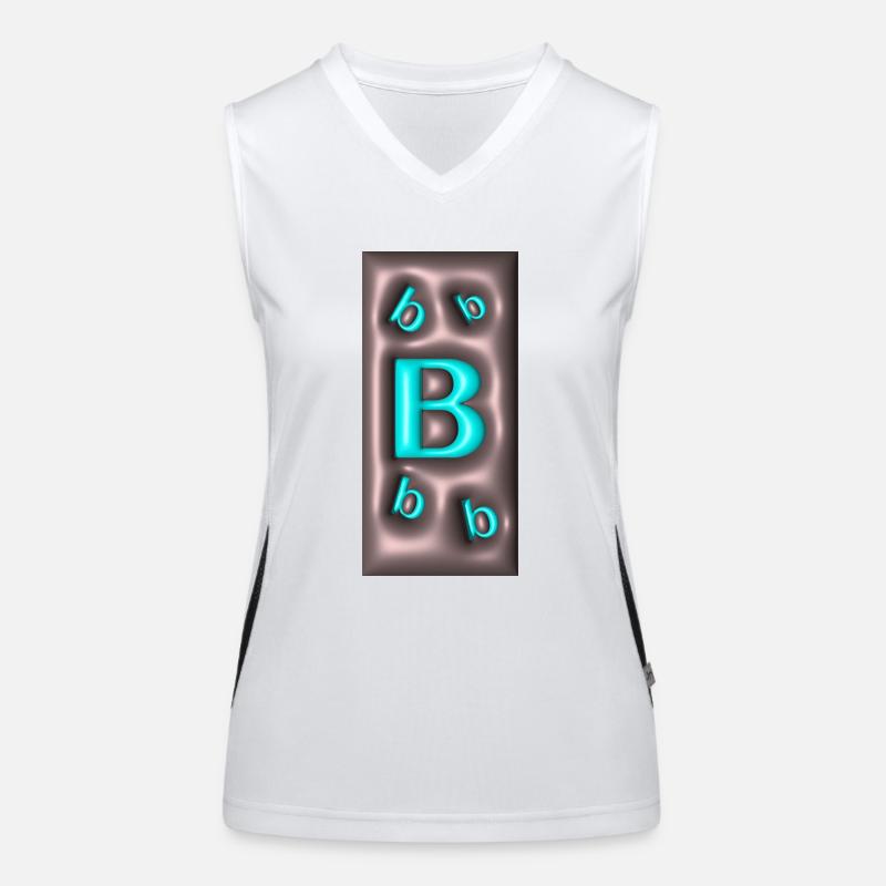 b Funktionelles Kontrast-Tank Top für Frauen
