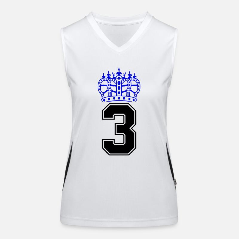 3 krone Funktionelles Kontrast-Tank Top für Frauen