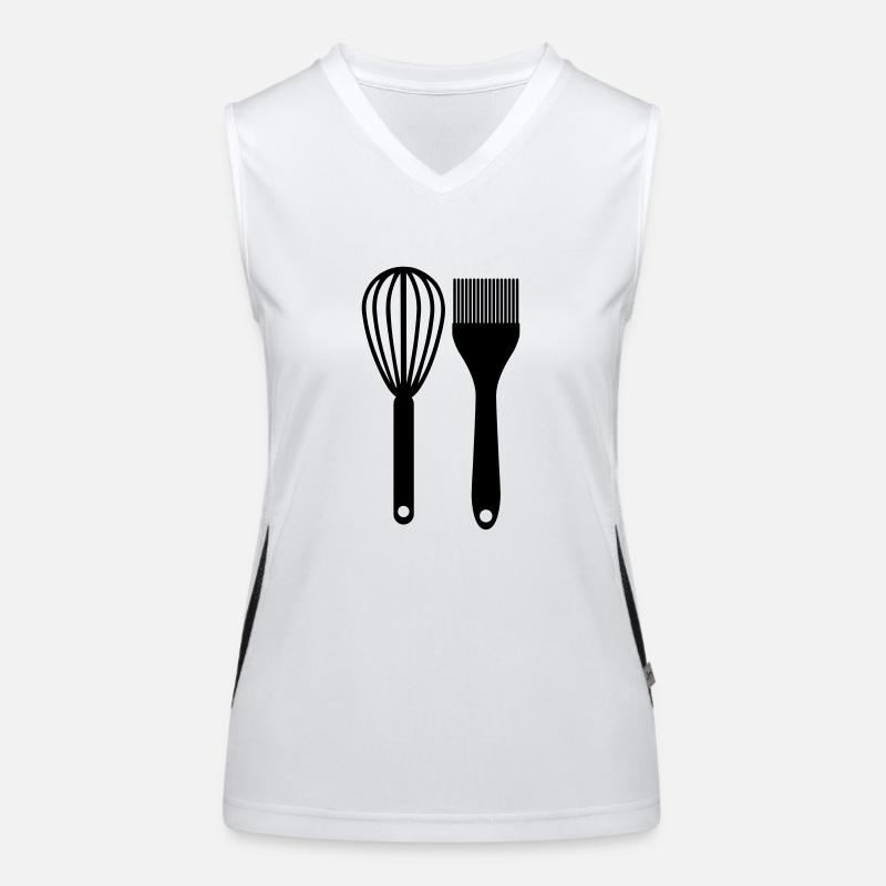 Backen Funktionelles Kontrast-Tank Top für Frauen
