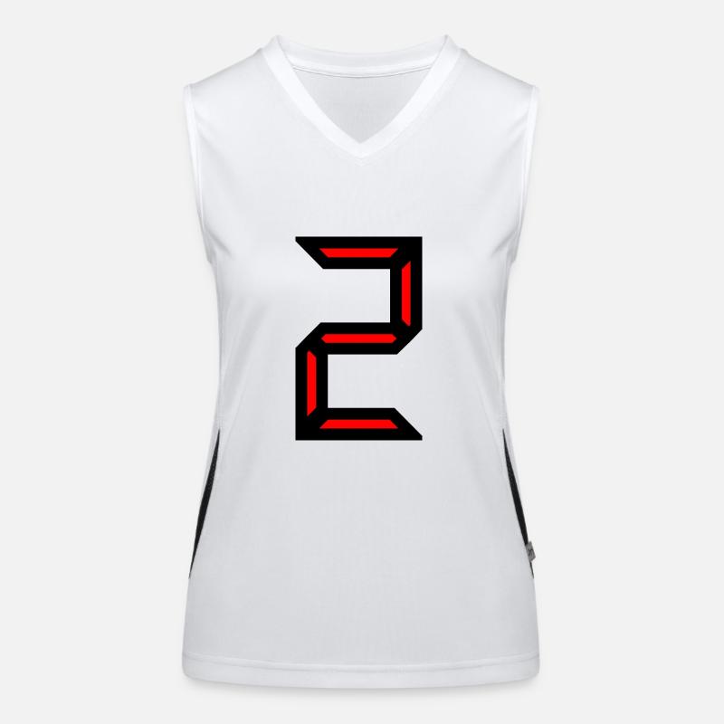 2. 2 JAHRE. 2. JUBILÄUM. GEBURTSTAG 2 JAHRE. 2 Funktionelles Kontrast-Tank Top für Frauen