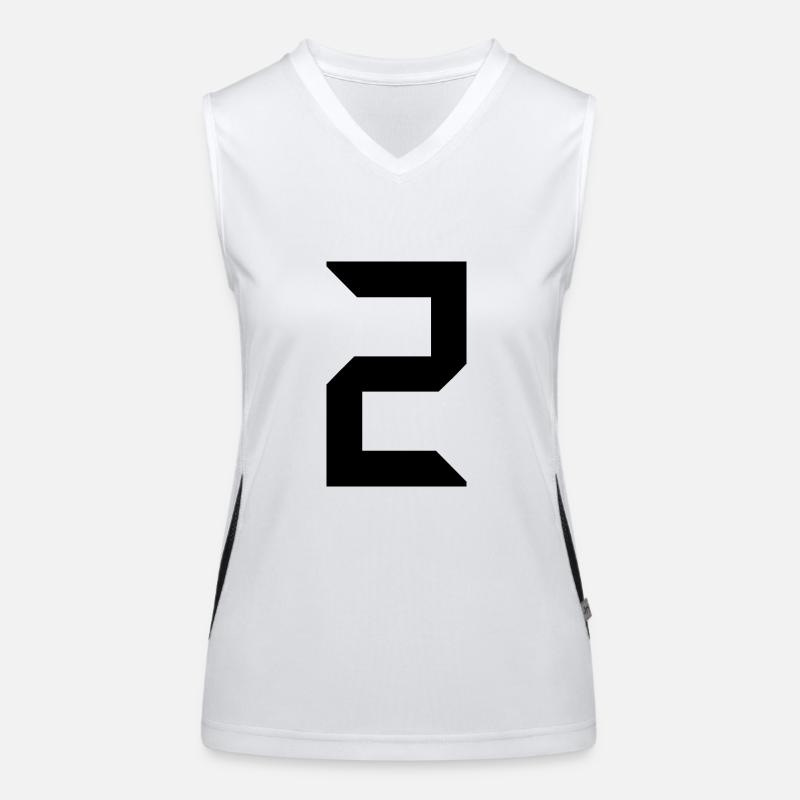 2 JAHRE. 2. JUBILÄUM. GEBURTSTAG 2 JAHRE. 2 Funktionelles Kontrast-Tank Top für Frauen