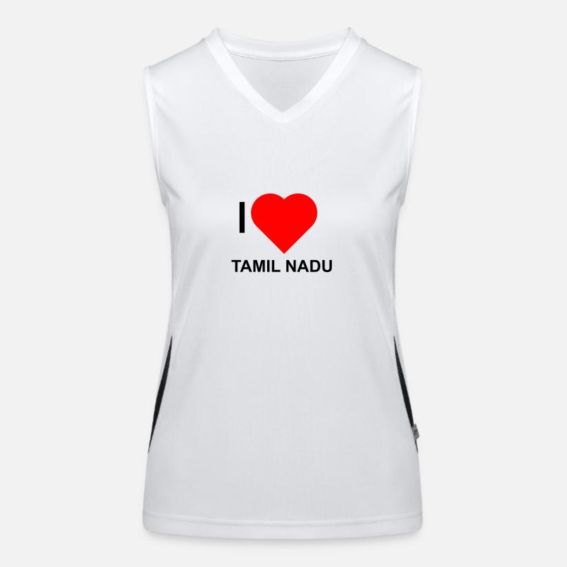 Tamil Nadu Women's Functional Contrast Tank Top