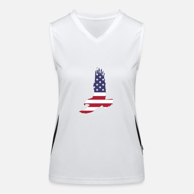 United States Eagle Women's Functional Contrast Tank Top