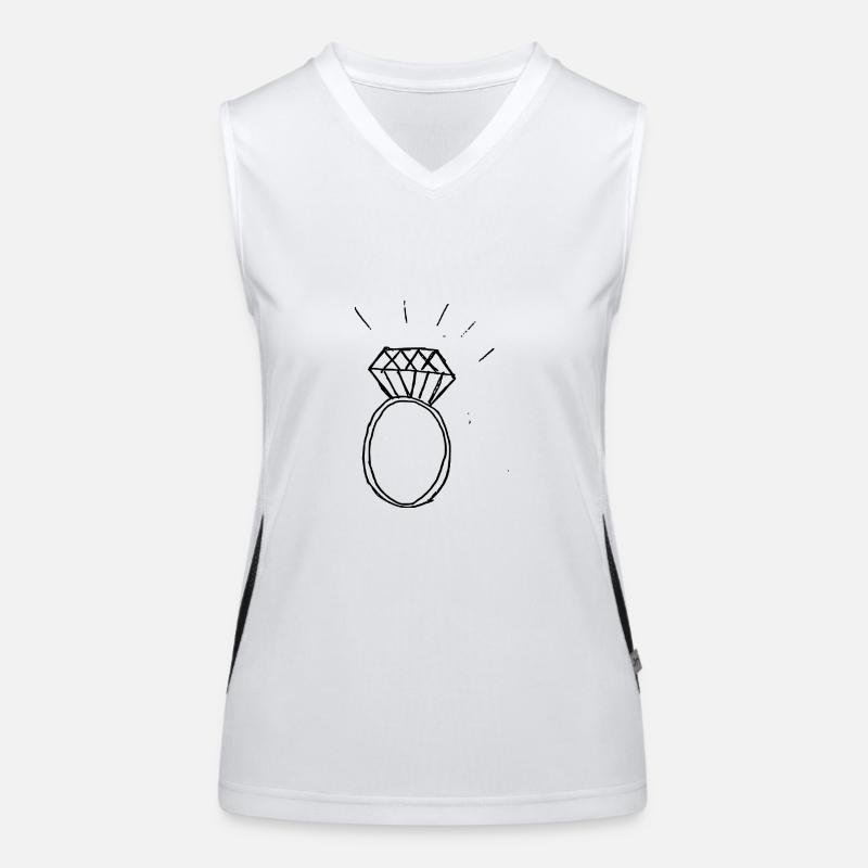 Diamond Ring Women's Functional Contrast Tank Top