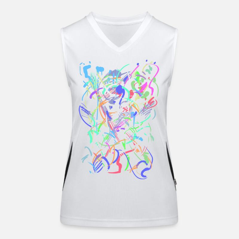 Kunst Funktionelles Kontrast-Tank Top für Frauen