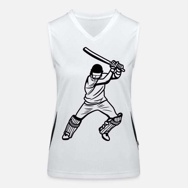 Cricketer Women's Functional Contrast Tank Top