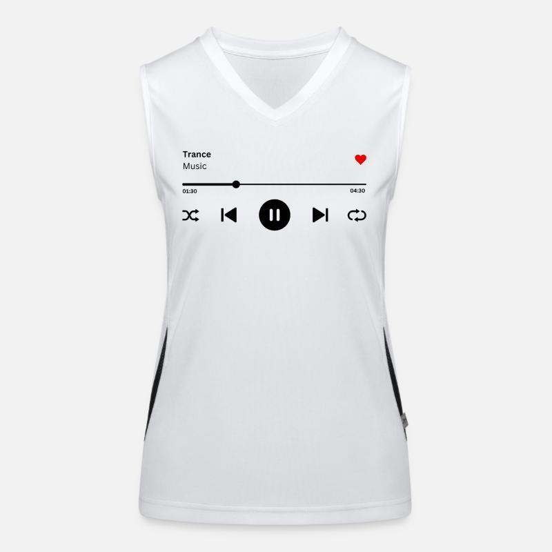 Trance Funktionelles Kontrast-Tank Top für Frauen