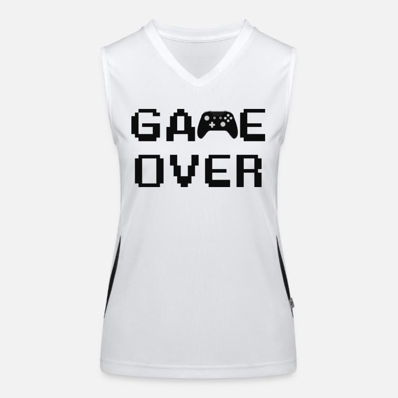 Manette Game Over Débardeur respirant contrasté Femme