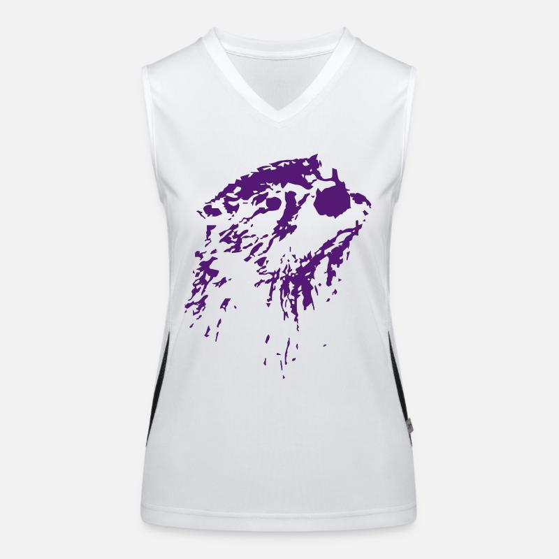 SimplyOtter Funktionelles Kontrast-Tank Top für Frauen