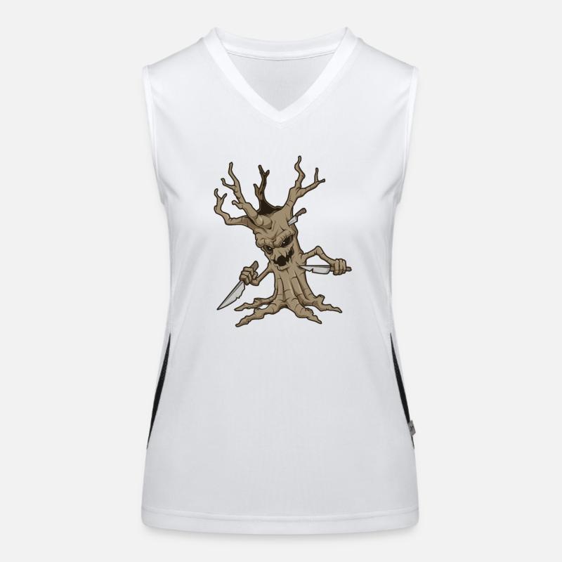 Monster Plants - Horror Knife Tree Women's Functional Contrast Tank Top