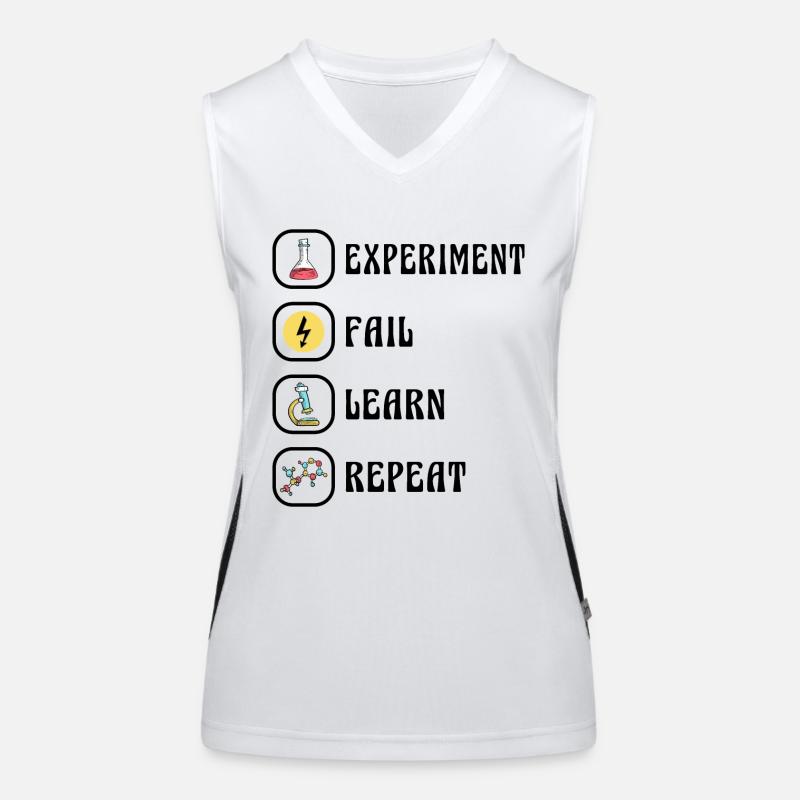 Science, Physique, Chimie, Expérience Débardeur respirant contrasté Femme