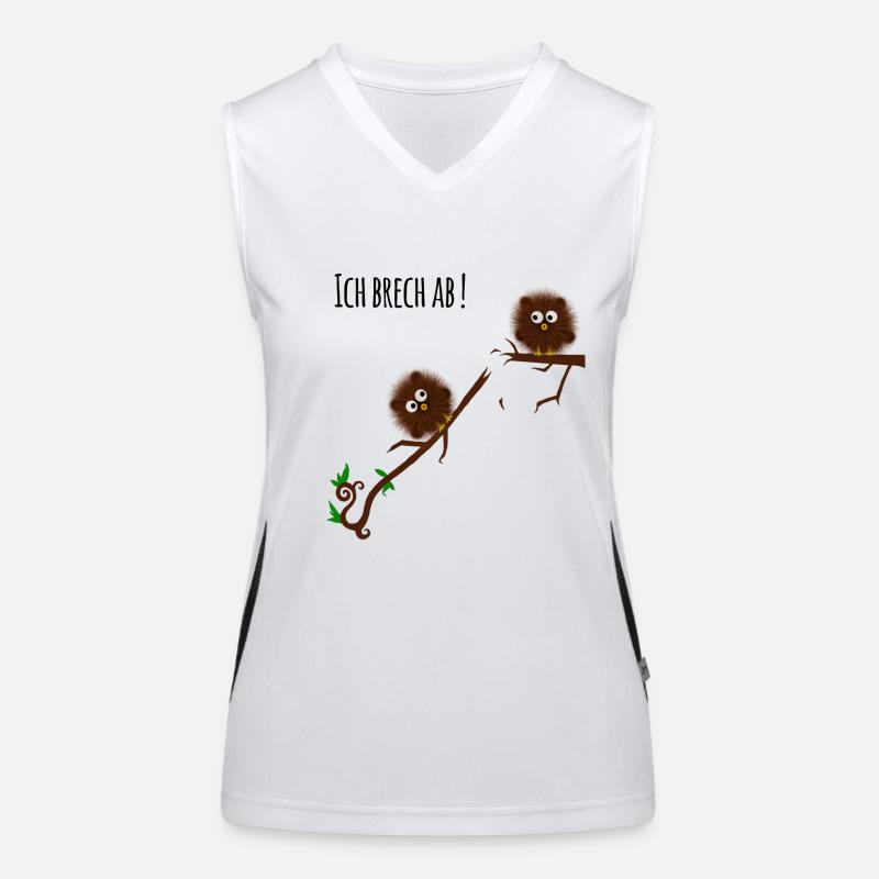 ich brech ab double Funktionelles Kontrast-Tank Top für Frauen