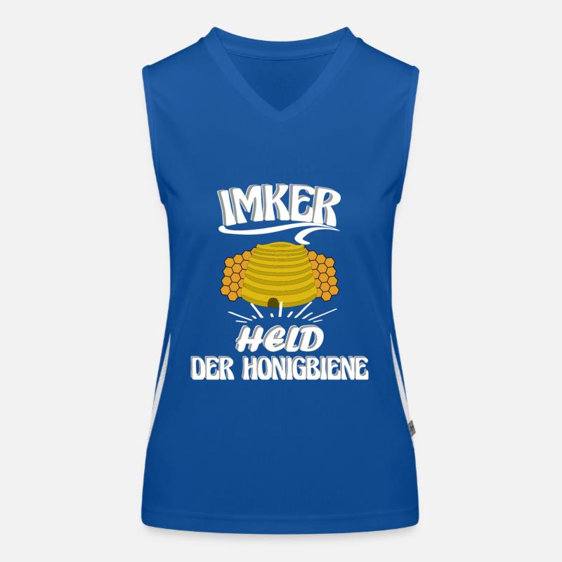 Imker, Held der Honigbiene, Imkerei ein Berufung Funktionelles Kontrast-Tank Top für Frauen