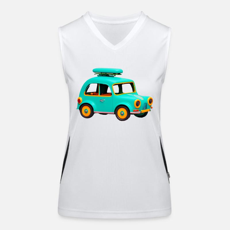 ab in den Urlaub Funktionelles Kontrast-Tank Top für Frauen