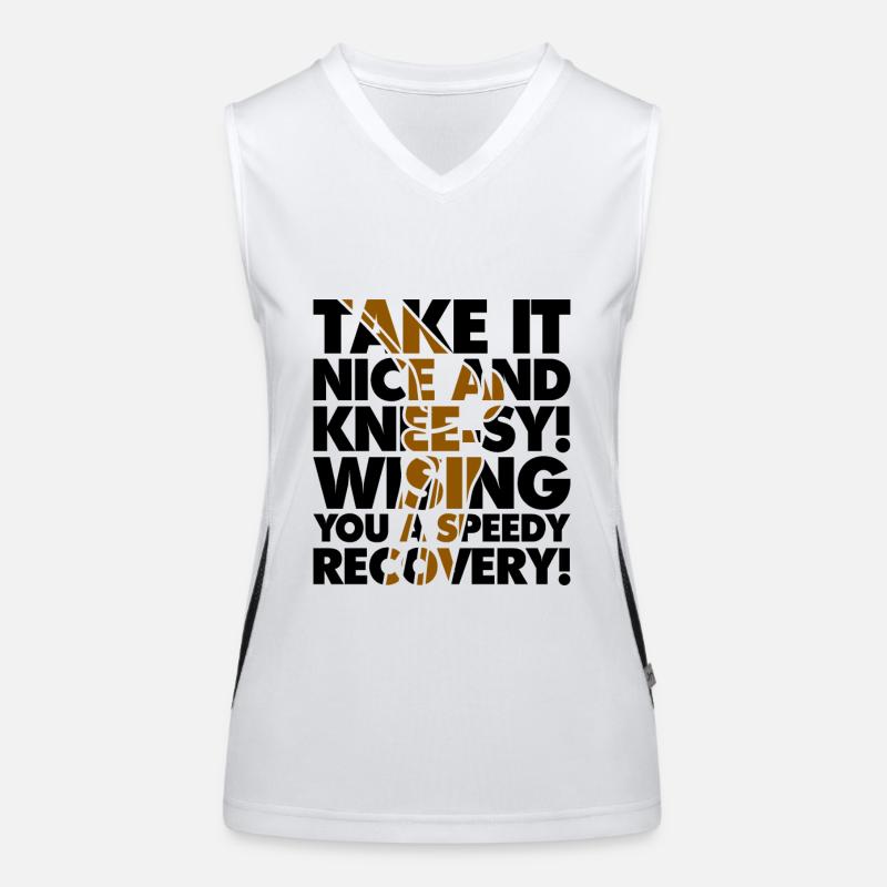 Take it nice and Knee-Sy Funktionelles Kontrast-Tank Top für Frauen