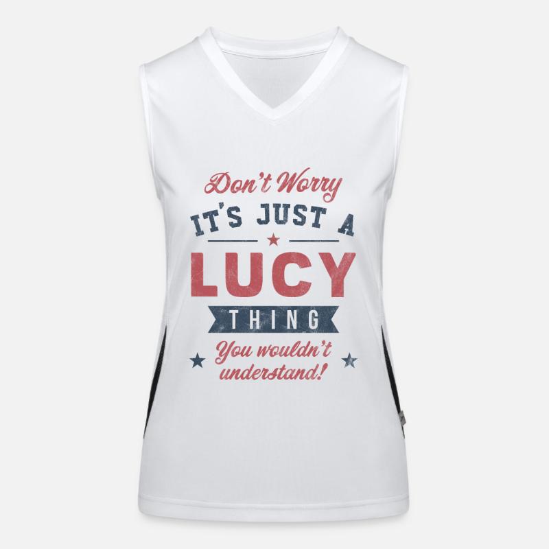 Its a Lucy thing Women's Functional Contrast Tank Top