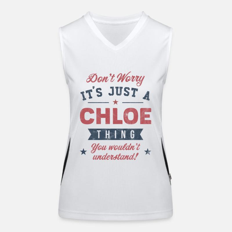 Es ist eine Chloe-Sache Funktionelles Kontrast-Tank Top für Frauen