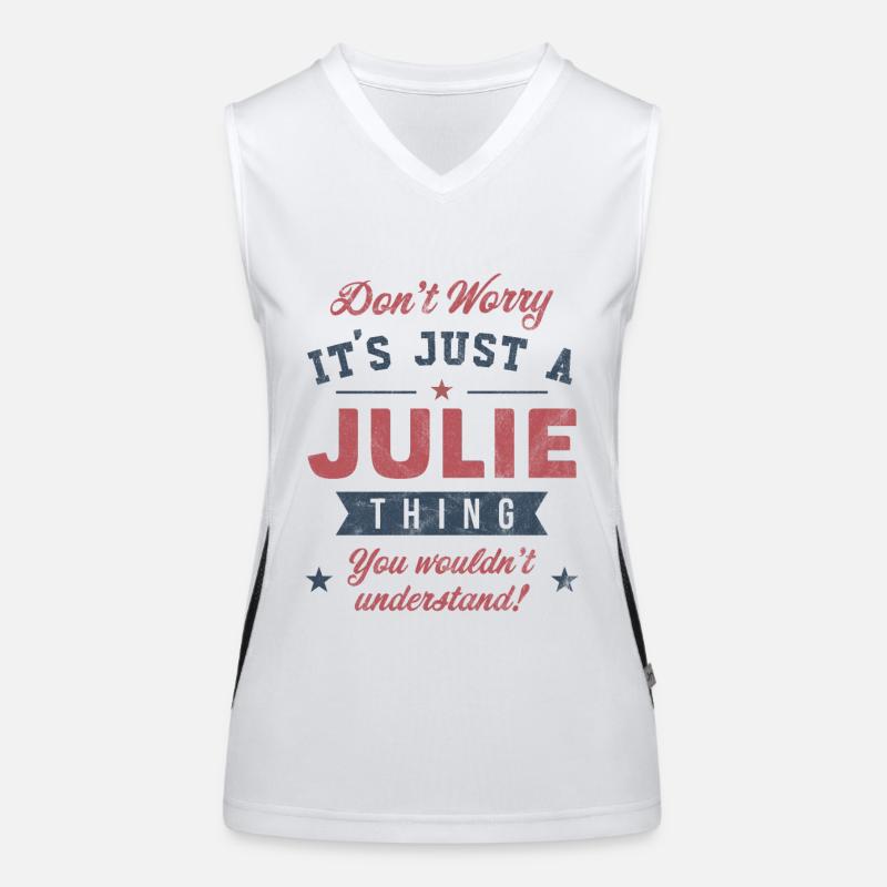 Es ist eine Julie-Sache Funktionelles Kontrast-Tank Top für Frauen
