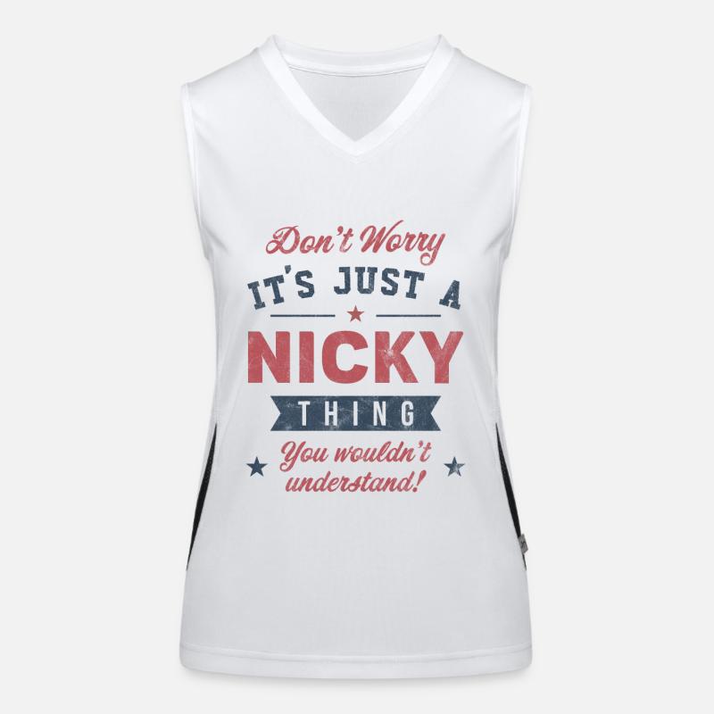 Es ist eine Nicky-Sache Funktionelles Kontrast-Tank Top für Frauen