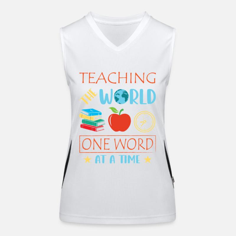 ESL-Lehrer ESL Unterricht Funktionelles Kontrast-Tank Top für Frauen