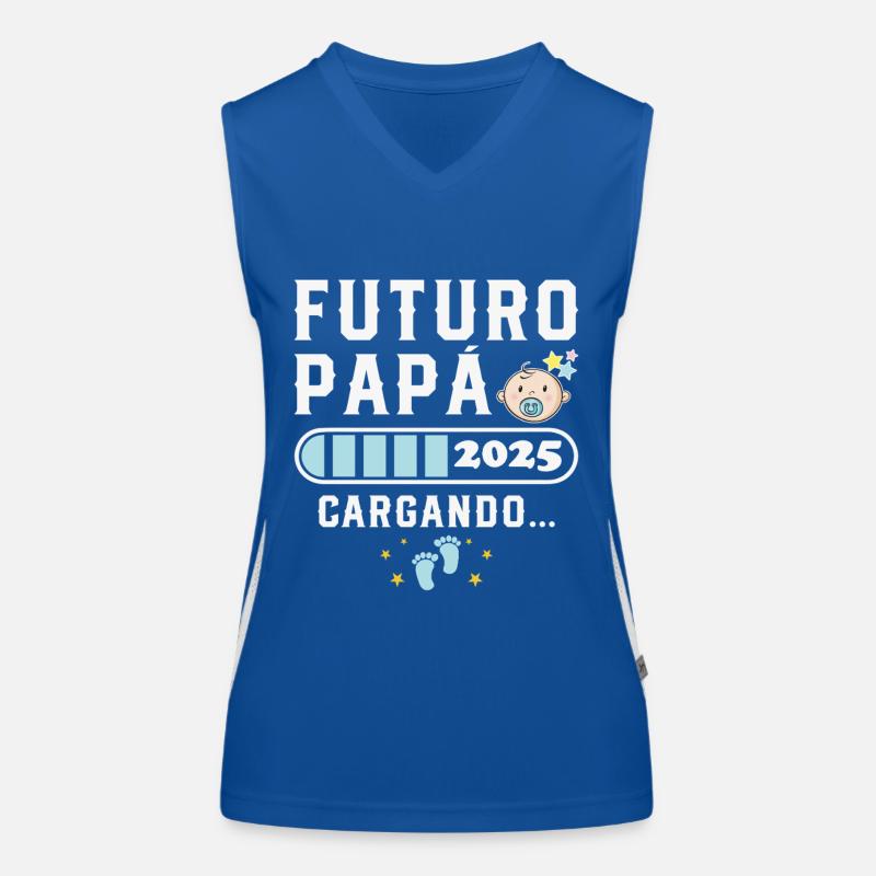 Future Pope 2025 First-time Father 2025 Women's Functional Contrast Tank Top