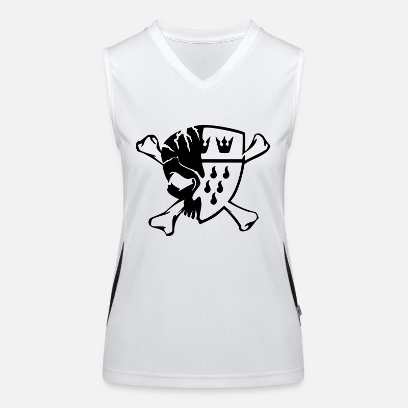 ClashTomized Logo Black Women's Functional Contrast Tank Top