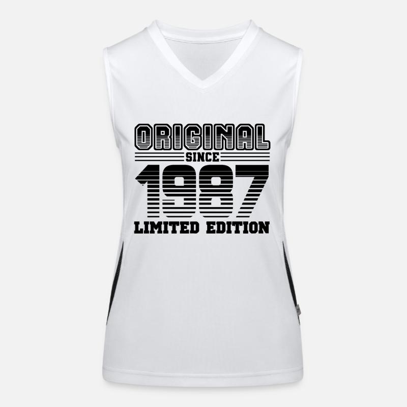 1987 Débardeur respirant contrasté Femme