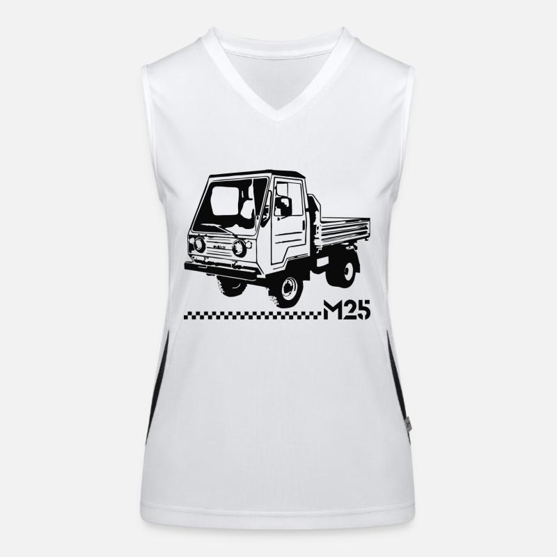 Multicar M25 Neu Funktionelles Kontrast-Tank Top für Frauen