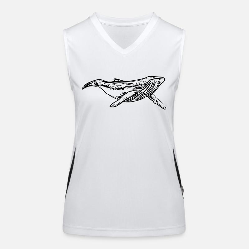 Wal Funktionelles Kontrast-Tank Top für Frauen