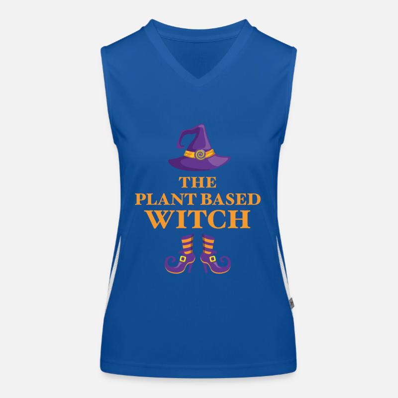 La sorcière à base de plantes Débardeur respirant contrasté Femme