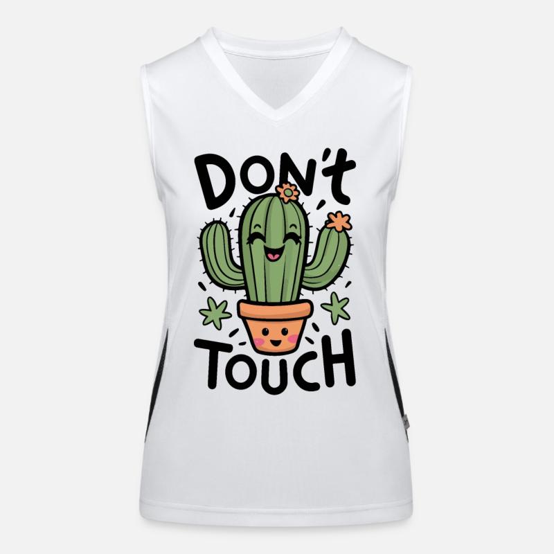 Don't touch Women's Functional Contrast Tank Top