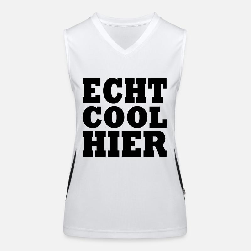 Echt cool hier Funktionelles Kontrast-Tank Top für Frauen