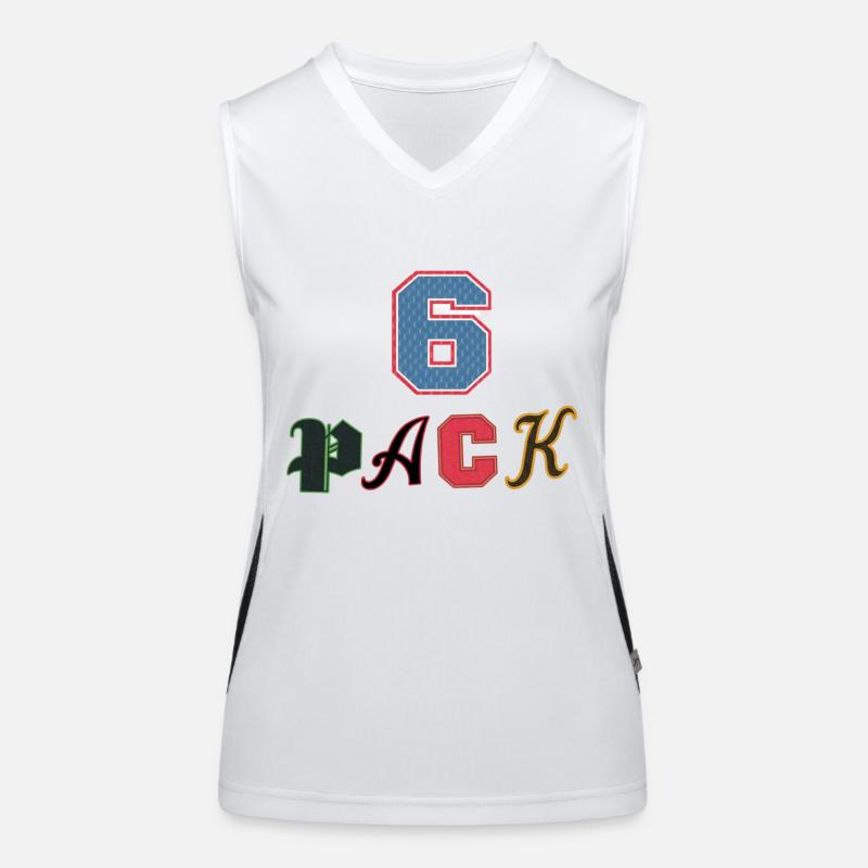 Sprüche Funktionelles Kontrast-Tank Top für Frauen