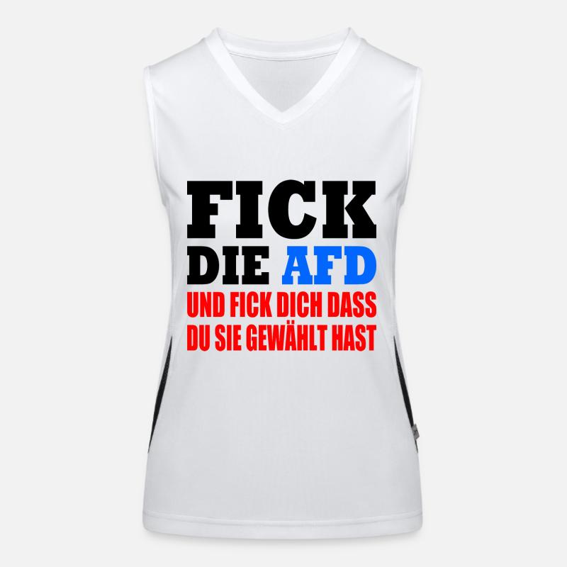 fick die afd Funktionelles Kontrast-Tank Top für Frauen