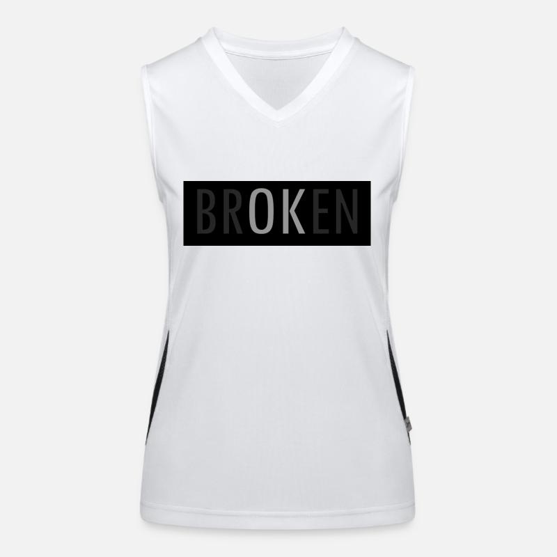 Cassé Débardeur respirant contrasté Femme