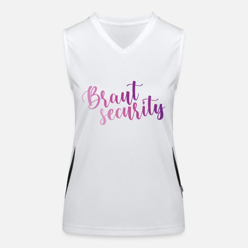 Braut Security Funktionelles Kontrast-Tank Top für Frauen