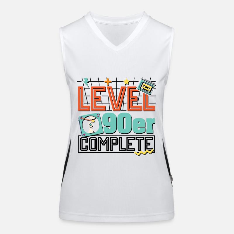 Level -90er Complete Funktionelles Kontrast-Tank Top für Frauen