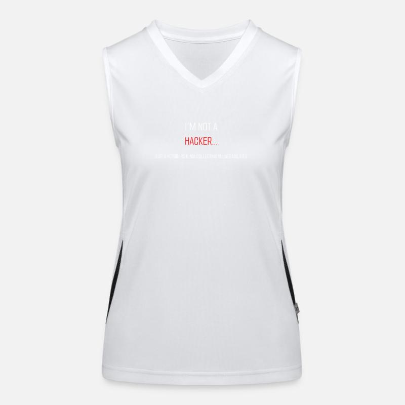 Ethical Hacker, Cyber Security, Hacker, Netzwerk Funktionelles Kontrast-Tank Top für Frauen