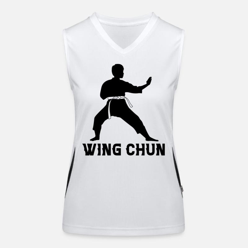 Wing Chun Débardeur respirant contrasté Femme