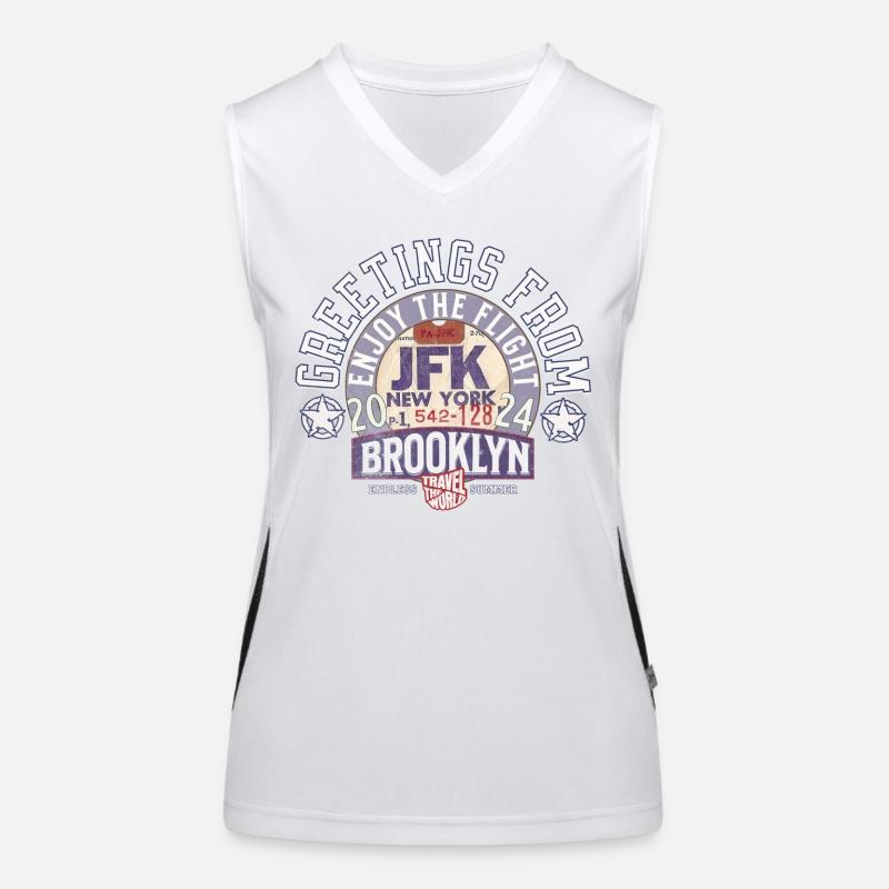Greetings from Brooklyn Women's Functional Contrast Tank Top