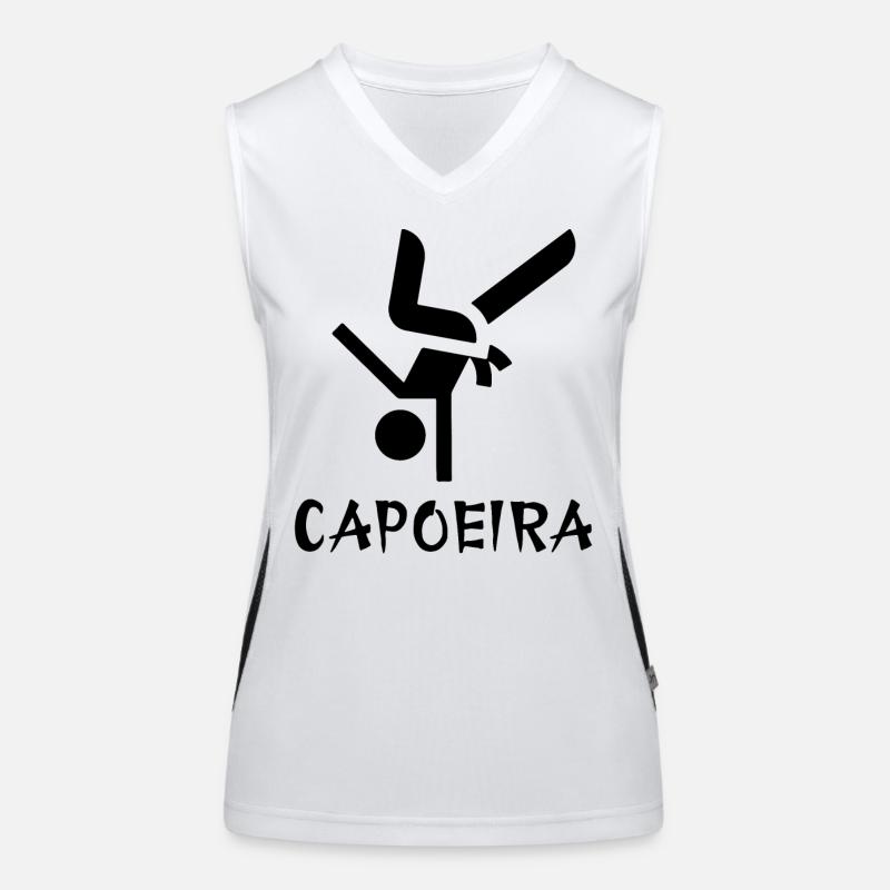 Capoeira Funktionelles Kontrast-Tank Top für Frauen