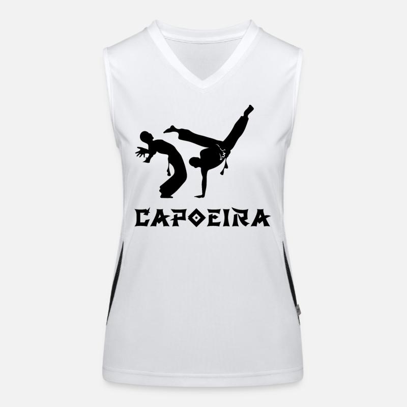 Capoeira Funktionelles Kontrast-Tank Top für Frauen