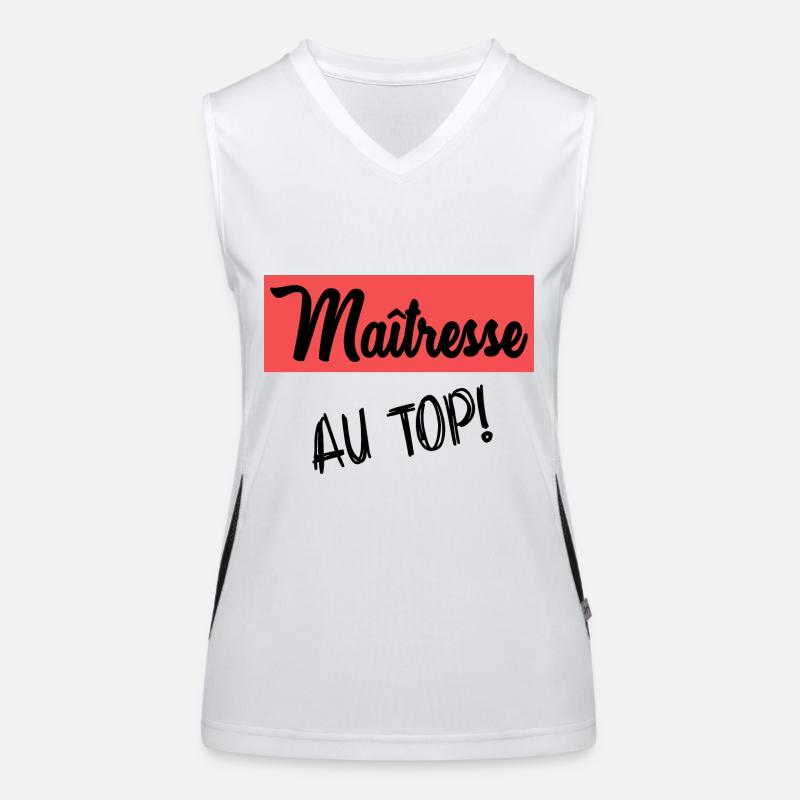 DANKE, HERRIN Funktionelles Kontrast-Tank Top für Frauen