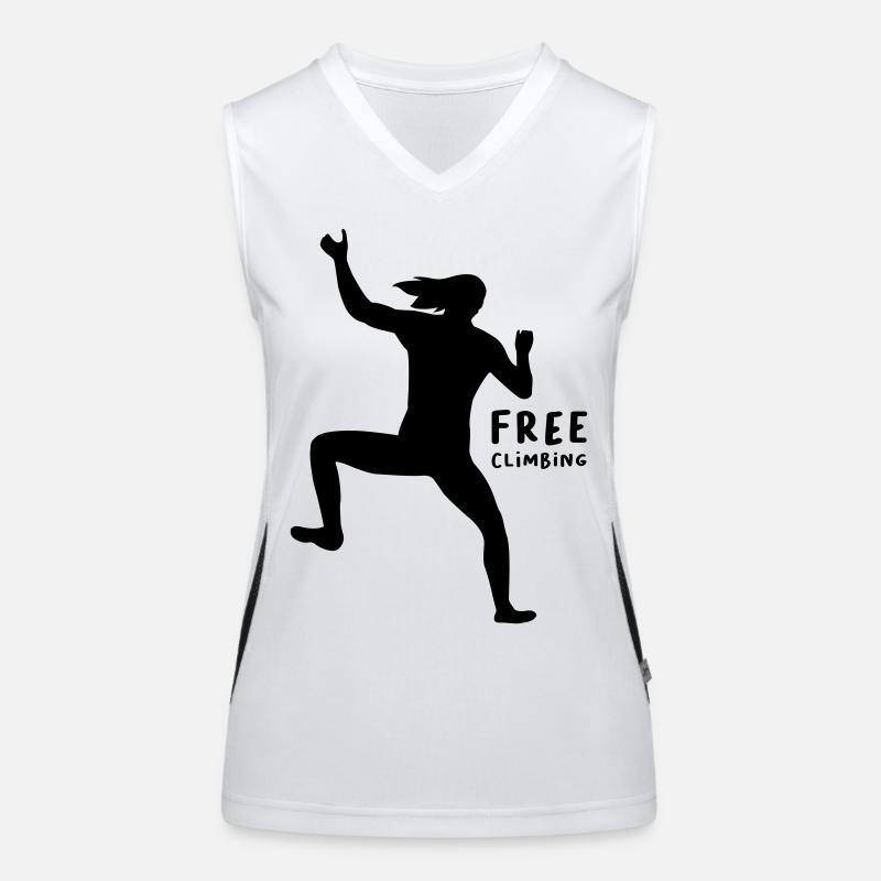 Freiklettern Design Frau Funktionelles Kontrast-Tank Top für Frauen